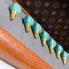 Turquesa de magnesita pulseira de três vias para brincar com texto três vias acessórios de combinação três vias DIY