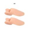 Polegar silicone dedo do pé corretor sapatos vestíveis grande pé osso correção anti-desgaste polegar manga protetora valgose