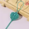 Cordão de pendurar folha trançado com fio de ouro feito à mão, cordão de pingente ajustável e retrátil, acessórios para joias DIY atacado