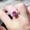 Anillo de Moissanita de 3 Quilates Colorido Ovalado Cielo Estrellado Anillo de Diamante de Forma Especial Colorido Huevo de Paloma Europeo y Americano Venta Caliente Transfronteriza