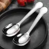 Colher de Chá de Aço Inoxidável 304, Colher para Comida de Gato e Cachorro, Colher de Chá Espessada, Colher para Servir Chá, Colher para Café, Sobremesa, Sorvete