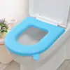 Cojín Impermeable de Espuma Eva No Lavable para Asiento de Inodoro, Universal para Todas las Estaciones, Cubierta de Espuma de Silicona para Asiento de Inodoro