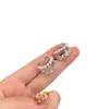 Moderna Orejera de Doble Capa con Circonita y Perla, Pendientes de Lujo Ligero de Nicho de Gama Alta, Accesorios para Orejas de Personalidad y Temperamento Únicos al por Mayor