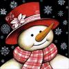 Pintura Diamante 5D Natal DIY Diamante Redondo Diamante Completo Natal Chapéu Vermelho Velho Natal Boneco de Neve Árvore de Natal Série Pintura Decorativa
