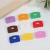 Novo Chaveiro de Borracha Macia, Capa de Chave de PVC, Chaveiro Grande de Borracha, Conjunto de Chaves de Silicone para Identificação e Classificação de Chaves