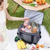 Bolsa de Picnic y Camping para Exteriores, Bolsa Térmica Transfronteriza, Bolsa Portátil de Gran Capacidad para Coche, Bolsa de Hielo Amazon, Tela Oxford Engrosada