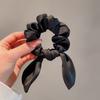 Anillo para el cabello de intestino grueso de alto grado Sense Lazo Cuerda para la cabeza para mujer Sencillo Elegante Cinta Banda para el cabello Banda de goma Bola para coleta Accesorios para el cabello
