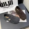 Roupas de Exterior Quentes Sapatos Birkenstock Personalizados Temporada de Nicho Outono e Inverno Forro de Lã Cinza Novos Sapatos Peludos Birkenstock Sapatos de Algodão Femininos