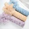Tiras de Tecido de Organza Flor Margarida 14CM Tecido DIY para Scrunchies para Fazer Scrunchies Grandes de Cabelo e Laços