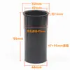 Tubo Guía de Altavoz, Tubo de Escape, Agujero de Sonido Hifi, Tubo Guía de Sonido, Tubo de Sonido Invertido, Tubo de Sonido de Plástico ABS para Audio