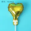 Decoración de estrella de cinco puntas Ángel amor pastel globo de película de aluminio enchufe Tarjeta de nube Perla unicornio adornos para hornear