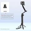 Suporte de bastão de selfie portátil transfronteiriço Gopro braço oco de três vias de ajuste de liga de alumínio multifuncional Haste sólida de três vezes