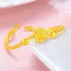 Pulsera de cuentas de oro de Vietnam y rosa chapada en oro Bianhua moda simple para mujer regalo para novia lote