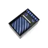 Corbata de hombre de venta caliente transfronteriza, Corbata de jacquard bordada de alta gama atada a mano, Corbata de 8 cm en caja de regalo