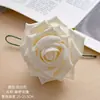 Flores Artificiais Transfronteiriças Rosa de Primavera, Flores Falsas, Plantas Verdes Atacado, Artesanato para Decoração de Casamento, Buquês de Mão Estilo Ins
