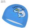 Gorro de natación para niños, niños medianos y grandes, equipo de natación, PU impermeable, caricatura, lindo delfín, tiburón 2023 Nuevo