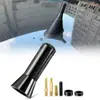 Antena de fibra de carbono para coche, antena de radio para coche, antena corta metálica de 3,5 cm, accesorios decorativos modificados, suministros para coche