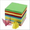 Cuadrado Colorido Origami Manualidad Infantil Papel de Color Origami de Grulla Cartulina de Color Papel para Manualidades Jardín de Infancia Origami