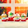 Papá Noel Bola de Cristal Luminosa Pequeña Adornos de Escritorio Decoración del Hogar Regalos de Cumpleaños Venta Directa de Fábrica Transfronterizo