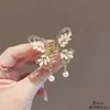 Presilha Borboleta Vazada Super Fada, Grampo de Cabelo Exquisito com Strass, Grampo de Cabelo Coreano com Franja, Novo Prendedor de Rabo de Cavalo, Presilha para Franja Lateral