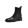 Botas Finas Botas Gruesas Botas de Mujer 2024 Costura Ajustadas Sueltas Nuevas Otoño e Invierno Botines Comercio Exterior Profesional Británico
