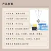 Popular Transfronterizo Plata de Ley S925 Moissanita Colgante Collar Clásico para Mujer Listo para Usar Cadena para Clavícula de Mujer Joyería para Transmisión en Vivo de Exportación