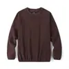 Sudadera de Polar Cálida de Color Sólido Versátil con Cuello Redondo Nueva para Otoño/Invierno 2026 para Hombre, Sudadera Cálida de Polar Casual para Usar en Capas o Como Prenda Exterior