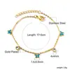 Pulseras Populares Europeas y Americanas, Lindos y Dulces Colgantes de Mariposa y Libélula con Pulseras de Diamante Blanco, Venta Directa de Fabricantes de Joyería de Acero Inoxidable