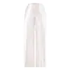 Pantalones Casuales Rectos de Cintura Elástica para Mujer, Nuevo Estilo Otoño, Cómodos de Corte Holgado, Pantalones de Pierna Ancha con Caída Estilo Vintage Old Money