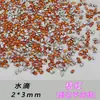 Lote Completo de Adornos Mini Diamante Zircón de Color Rojo Naranja 5A, Biselados, Fondo Plano, Diamantes Brillantes Ojo de Caballo para Uñas Portátiles, Arte de Uñas DIY