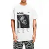 Camiseta Design de Álbum da Adele Camisetas Harajuku Manga Curta Algodão