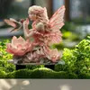 Estacas de Jardín Acrílicas Estilo Bohemio Transfronterizas Decoradas con Hadas y Colibríes Decoración Exterior Estacas de Jardín Acrílicas