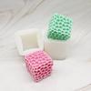 Molde de Vela de Aromaterapia Cubo de Rubik de Panal Cuadrado Estilo Ins Coreano Molde de Silicona para Pastel, Yeso, Horneado, Mousse
