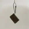 Bolso Cruzado Mini Estampado de Leopardo Otoño Invierno Nuevo Retro Billetera para Monedas Nicho Moderno Versátil Ligero de Mano Bolso de Gamuza Felpa