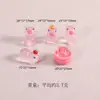 Accesorios Decorativos de Resina de Capibara Lindo de Dibujos Animados Paisaje Micro DIY Adornos para Coche Hechos a Mano Colgante Llavero