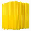 Pajita pequeña para bebida de 4 mm transfronteriza, delgada, desechable, de plástico, tubo recto plano de color, pajita para leche 200