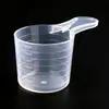 Colher Medidora Plástica de 70ml, Espessada, para Pó de Máscara de 35g, Fundo Plano com Escala, para Ração ou Água de 70g