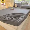 Sábana bajera de gasa de doble capa, nuevo modelo 2026, funda protectora para colchón individual de dormitorio de verano, juego de sábanas de cobertura completa