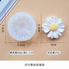 Uma variedade de moldes de flores margarida anêmona camomila pêssego fragrância gesso DIY pedra de expansão molde de silicone feito à mão
