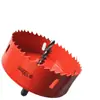 Broca Abridora de Agujeros para Carpintería Abridor de Agujeros Bimetálico 16 mm - 110 mm Tablero de Madera Plástico Abridor de Agujeros para Downlight Agujero Redondo