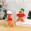 Decoração de festa de Natal Casal Boneco de gengibre Suprimentos Boneco de desenho animado Boneca criativa Árvore de Natal pendurada Enfeites