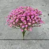 Simulação de decoração de casamento com gipsofila flor de mão gipsofila flor de plástico de simulação única flor artificial ornamentos atacado