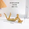 Set de Tres Figuras de Lujo Ligero con Temática de Yoga y Danza para Maquetas de Dormitorios, Salas de Estar, Estudios y Decoración de Hoteles
