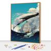 Paisaje DIY pintura al óleo digital planta pintura pintada a mano flor pintura decorativa pintada a mano pintura al óleo de pared relleno LY