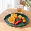 Platos de Cena de Plástico, Platos de Fruta, Platos de Estilo Japonés, Bandejas Redondas y Cuadradas para Fruta y Dumplings para el Hogar, Juegos de Vajilla, Regalos de Empresa