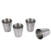 Suministro transfronterizo 30ml grueso exterior portátil copa de vino taza de acero inoxidable conveniente taza para bebidas frías de una sola capa Copa para vino blanco