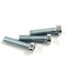 DIN7984 parafuso de máquina de cabeça de cilindro fino de soquete hexagonal 8,8 grau azul e branco zincado fabricante de fonte de parafuso Parafuso de cabeça de copo