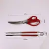 Tesoura para churrasco de aço inoxidável direto da fábrica tesoura de cozinha faca coreana tesoura para churrasco em cotovelo tesoura para churrasco de bife de frango