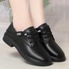 Zapatos casuales de cuero para mujer Primavera y Otoño 2024 nuevos zapatos para mujer de uso bidireccional cuero suave suela suave zapatos de una sola capa para mujer sin cordones generación de cabello