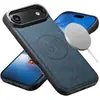 Adecuado para funda de cuero de teléfono móvil Iphone18, Soporte magnético para coche Magsafe con carga inalámbrica Samsung S26, Google 11